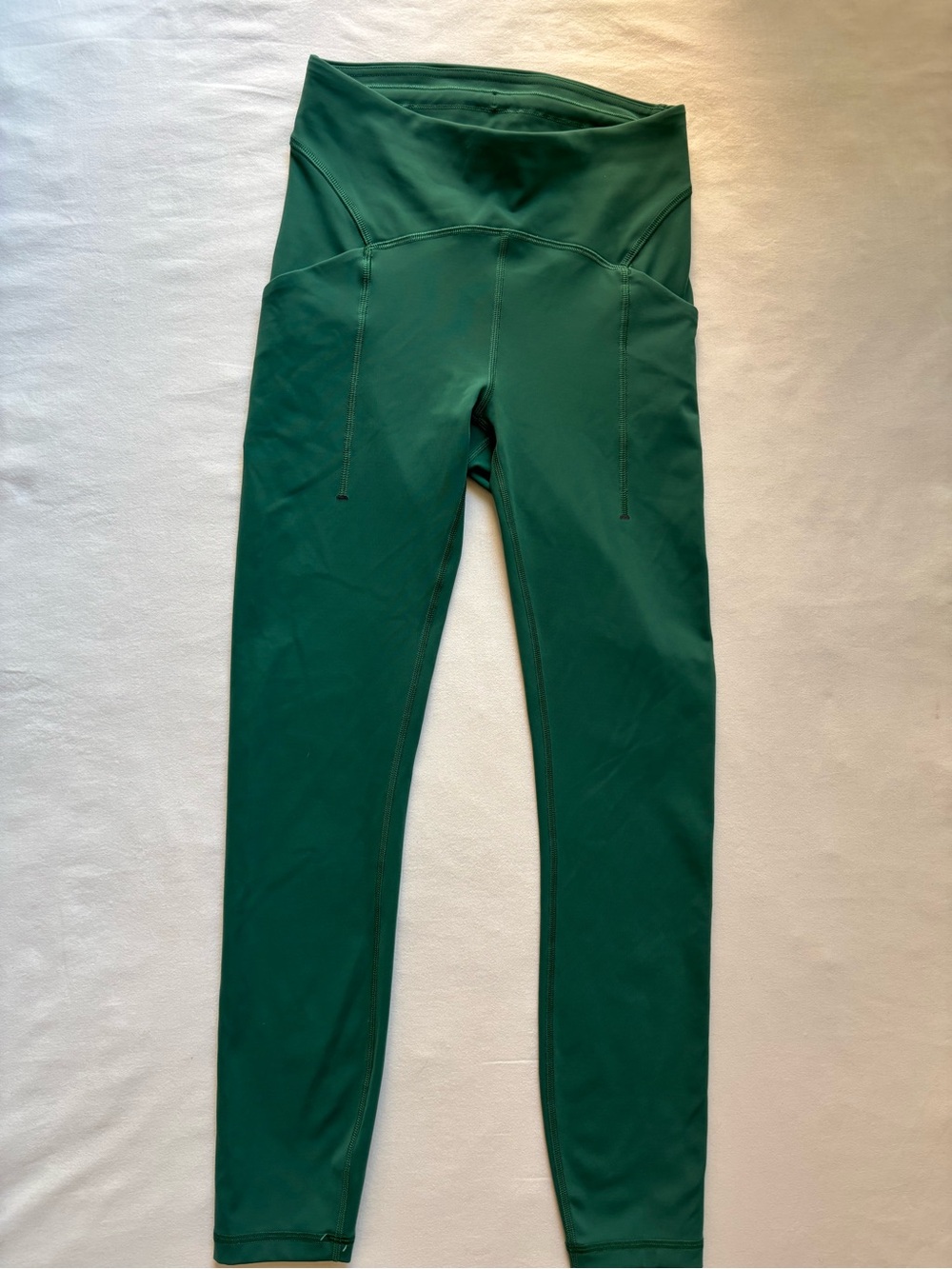 Lululemon Power Thru High Rise Tight 25” Everglade Green Size 4 Leggings